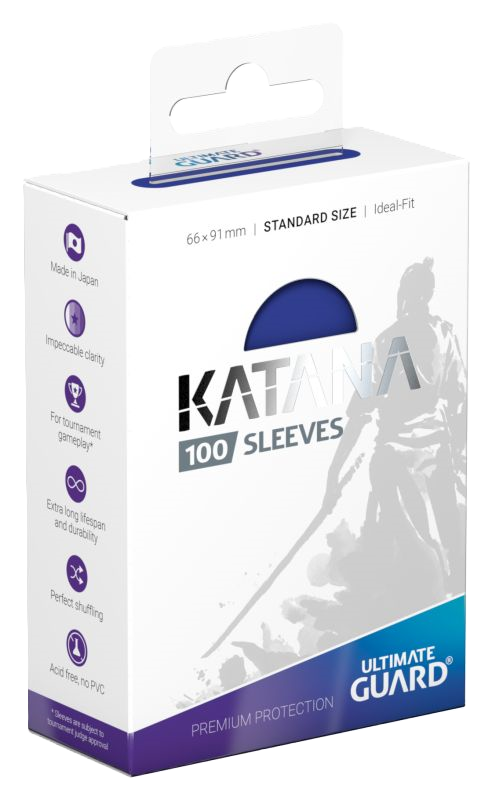 Ultimate Guard Katana Sleeves (Standard Size 100 Pack) - Various Colors