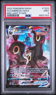 Umbreon Vmax TG23/TG30 Brilliant Stars - 2022 Pokemon - PSA 9