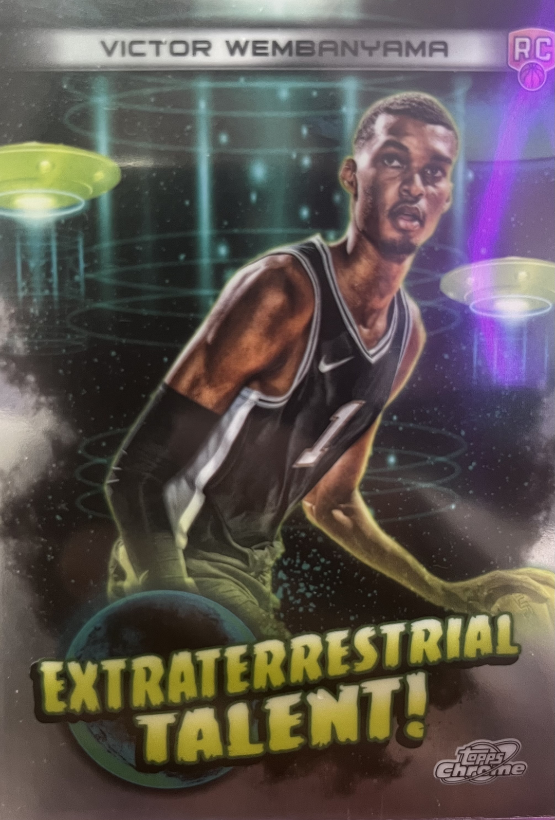 2024 Topps Chrome Cosmic Extraterrestrial Talent RC Victor Wembanyama #ET-16