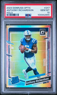 2023 Panini Donruss Optic - Anthony Richardson 247 - Holo  - PSA 10