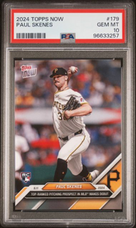 2024 Topps Now - Paul Skenes 179 - PSA 10