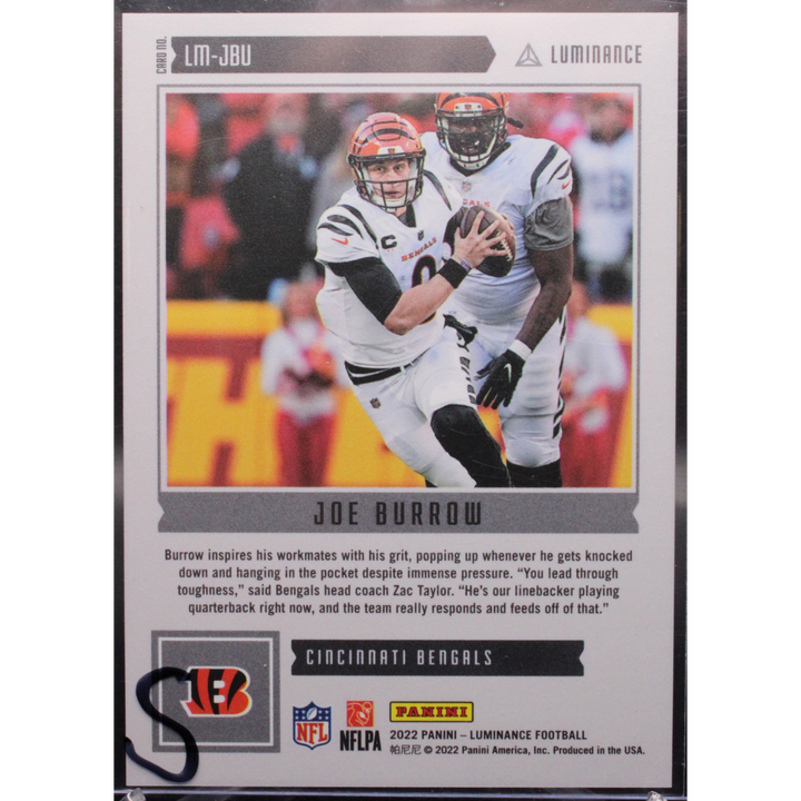 2022 Panini Luminance Football - Joe Burrow LM-JBU - Luminosity