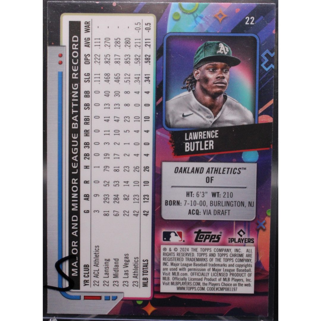 2024 Topps Cosmic - Lawrence Butler 22 - /199