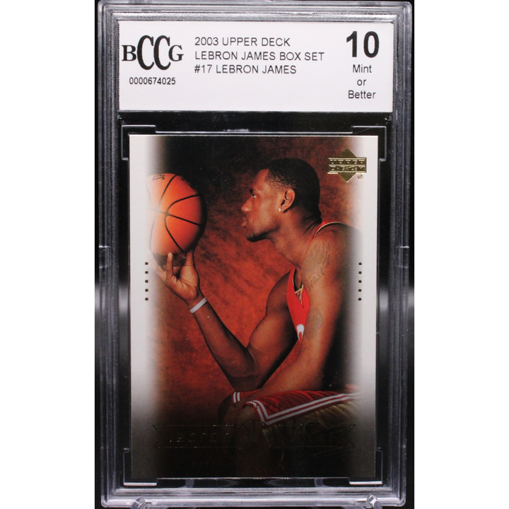 2003 Upper Deck LeBron James Box Set #17 BCCG 10