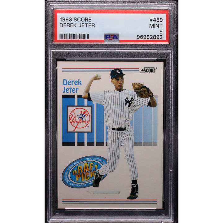 1993 Score Derek Jeter #489 RC  PSA 9