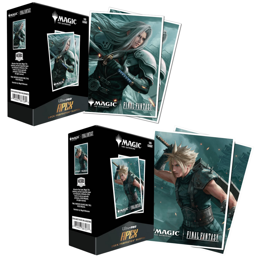 Ultra Pro Apex Deck Protector Sleeves: Final Fantasy Sephiroth Ultra Pro Apex Deck Protector Sleeves: Final Fantasy Sephiroth