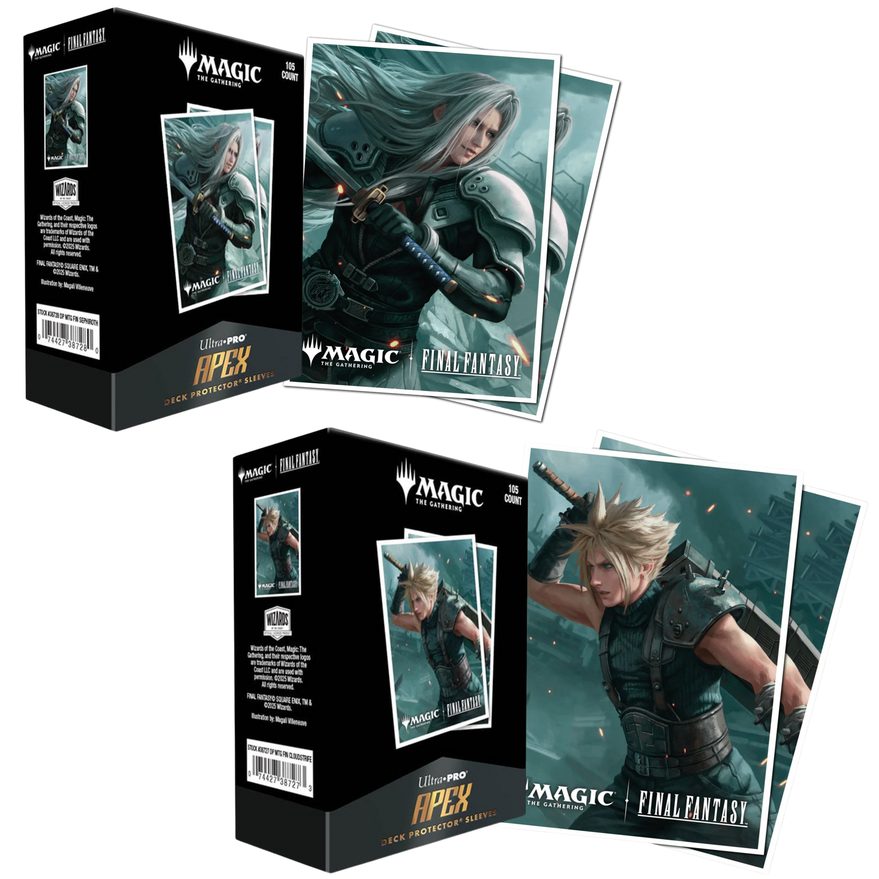 Ultra Pro Apex Sleeves For Magic: Final Fantasy Universes Beyond - 105 Count Ultra Pro Apex Sleeves For Magic: Final Fantasy Universes Beyond - 105 Count
