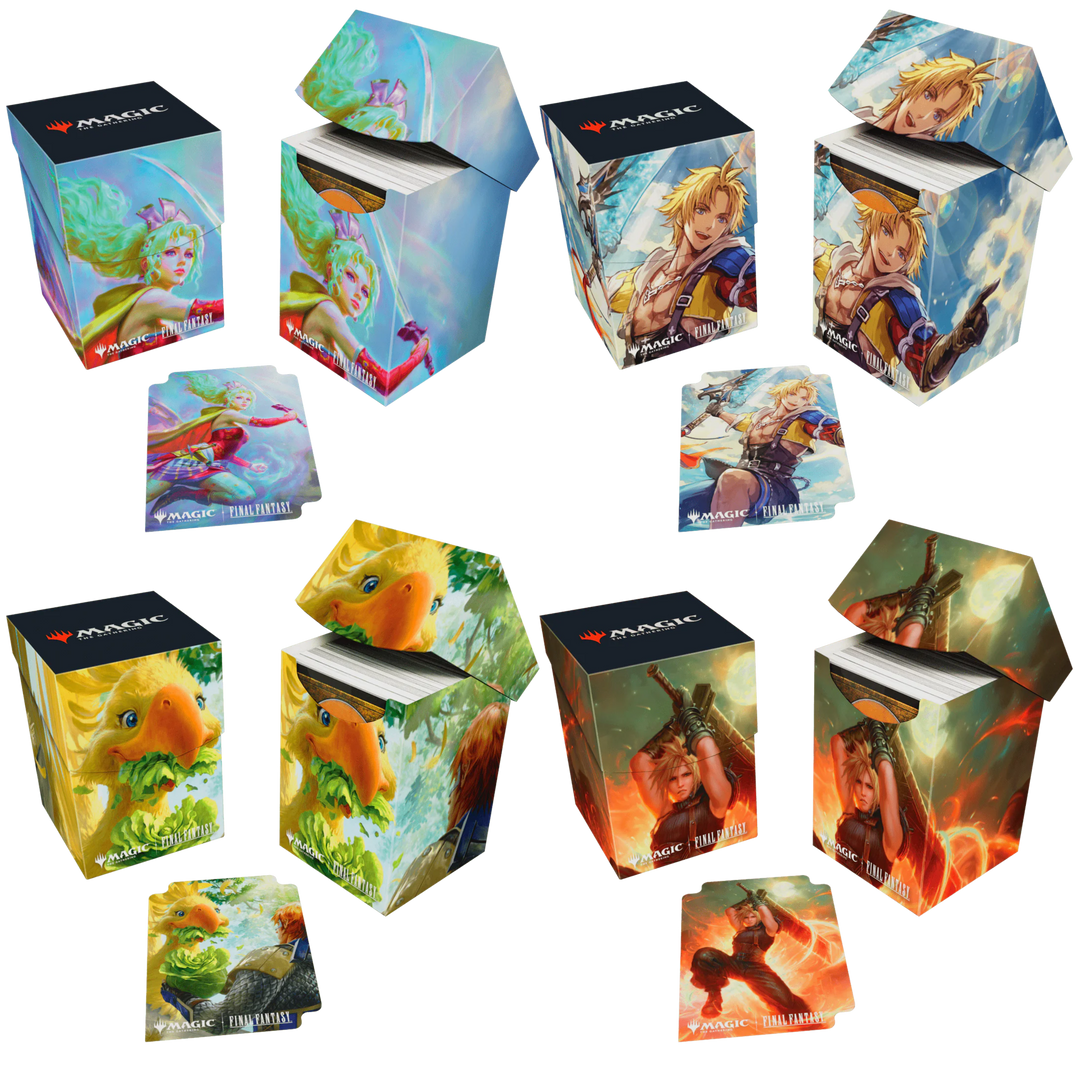 mtg final fantasy ultra pro deck box Ultra PRO: Final Fantasy 100+ Deck Box Bahamut and Ifrit