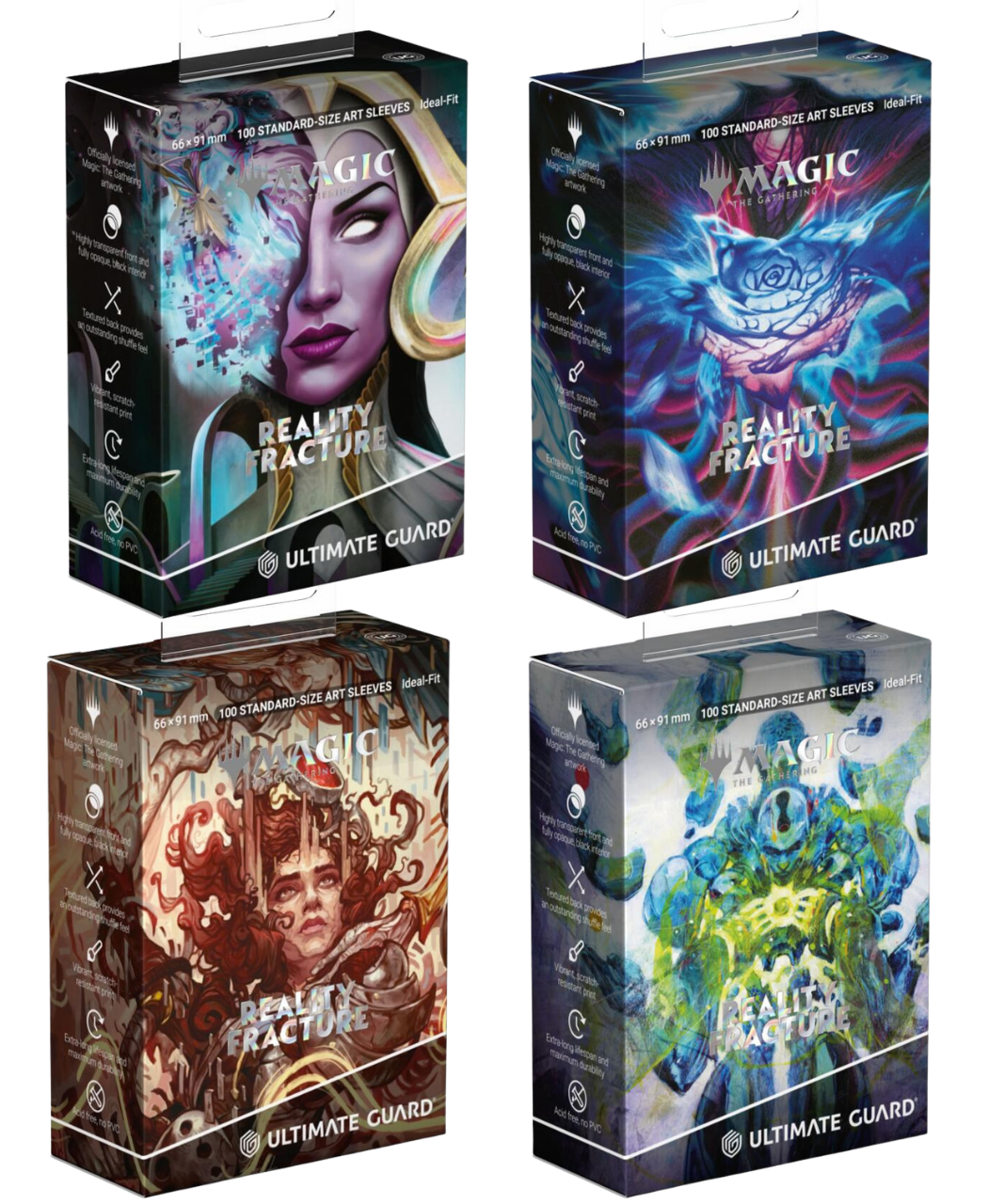 Magic: The Gathering: Reality Fracture Art Sleeves - Ultimate Guard (100-Pack)