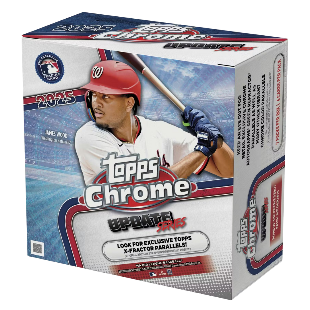 2025 Topps Chrome Update Series Baseball Mega Box