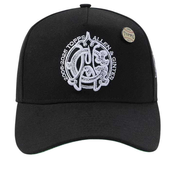 Mitchell & Ness x Topps Allen & Ginter Black 20th Anniversary Pro Pinch Snapback Hat