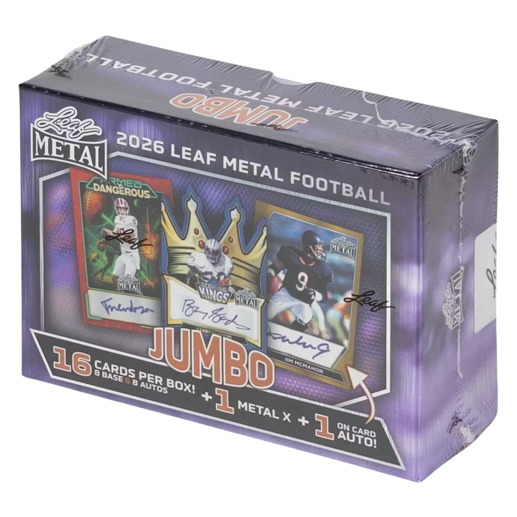 2026 Leaf Metal Football Hobby Jumbo Box – Cash Cards Unlimited