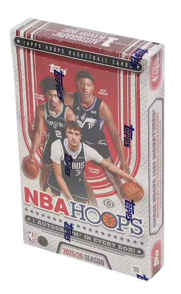 2025-26 Topps NBA Hoops Basketball Hobby Box – Cash Cards Unlimited