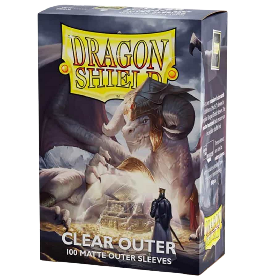 Dragon Shield Sleeves: Matte Outer Sleeves - Clear (100-Pack)