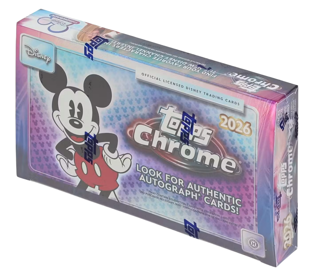 2026 Topps Chrome Disney Hobby Box