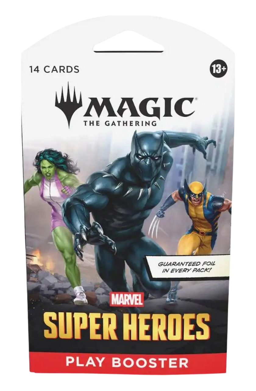 Magic: The Gathering Marvel Super Heroes - Sleeved Play Booster Pack
