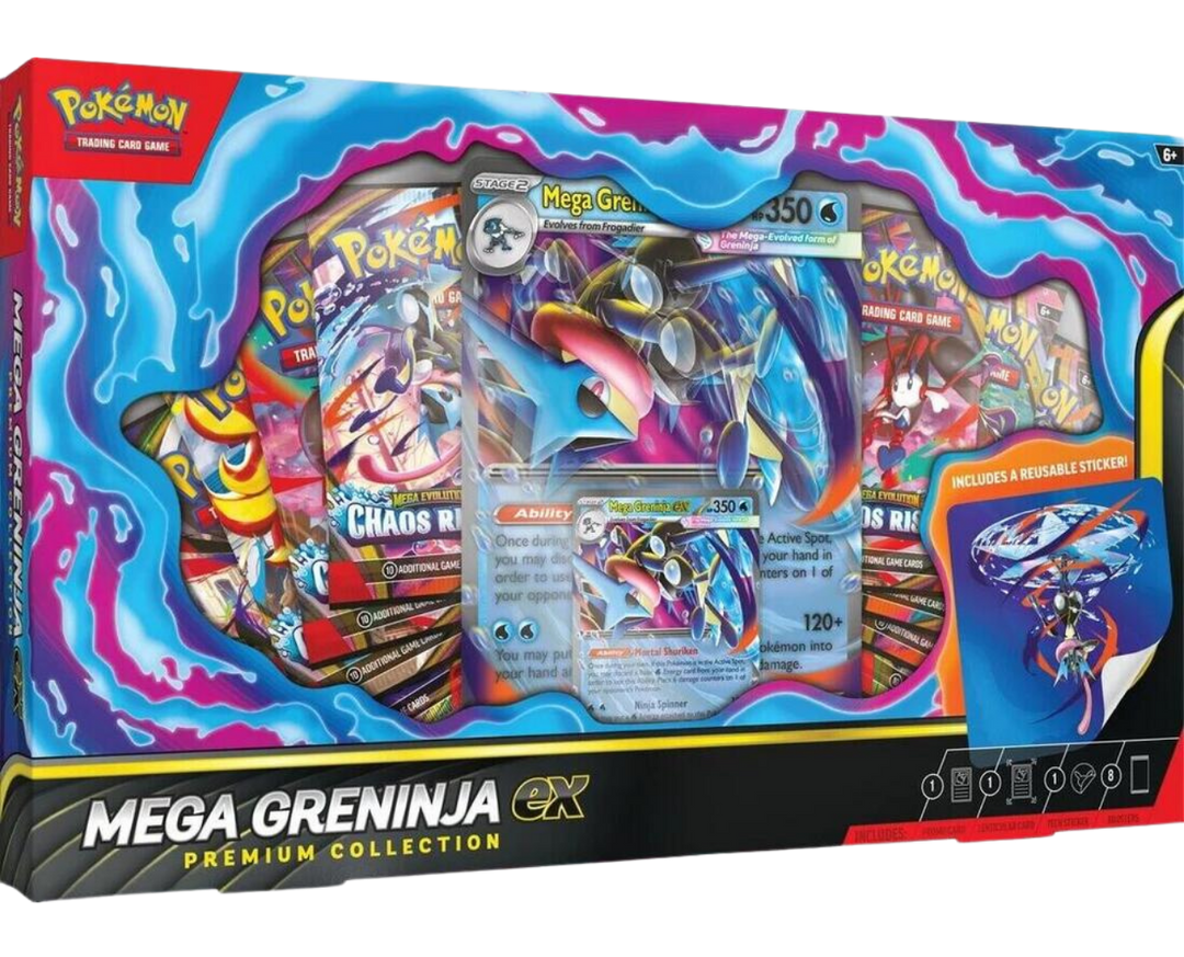 Pokemon Mega Evolution - Mega Greninja ex Premium Collection (Presale)