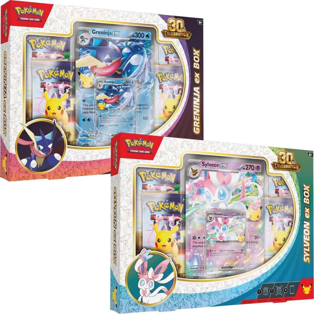 Pokemon 30th Celebration ex Box | Pokemon TCG Collector Box | Cash