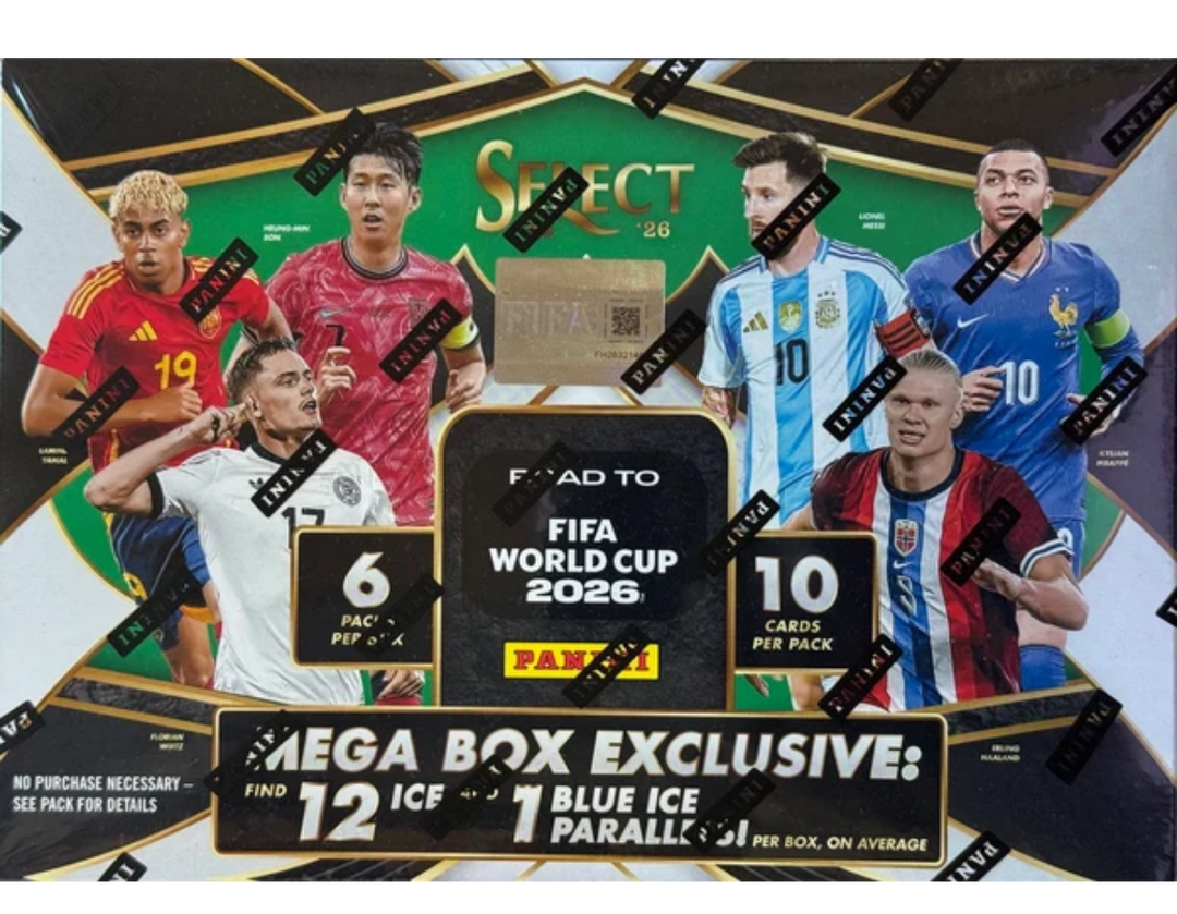 2025-26 Panini Select Road to FIFA World Cup Soccer Mega Box