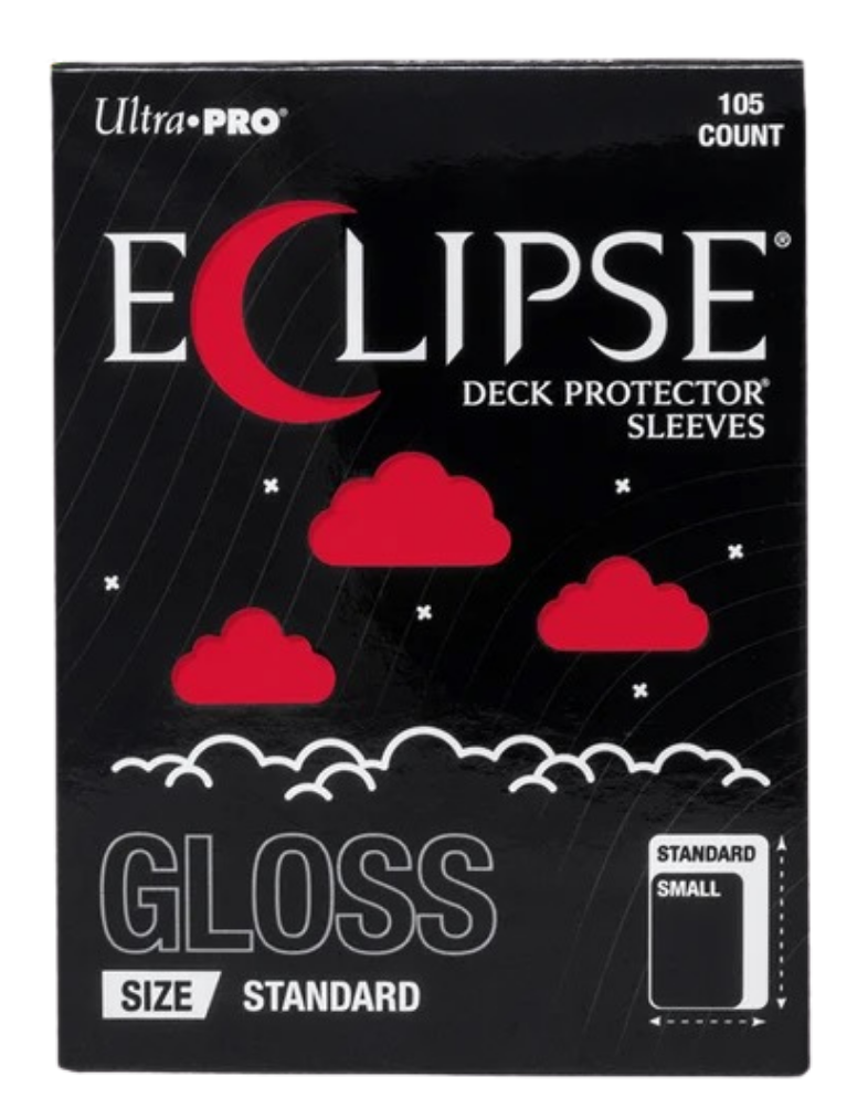 Ultra Pro: Eclipse Gloss Standard Deck Protector Sleeves: Apple Red - 105ct