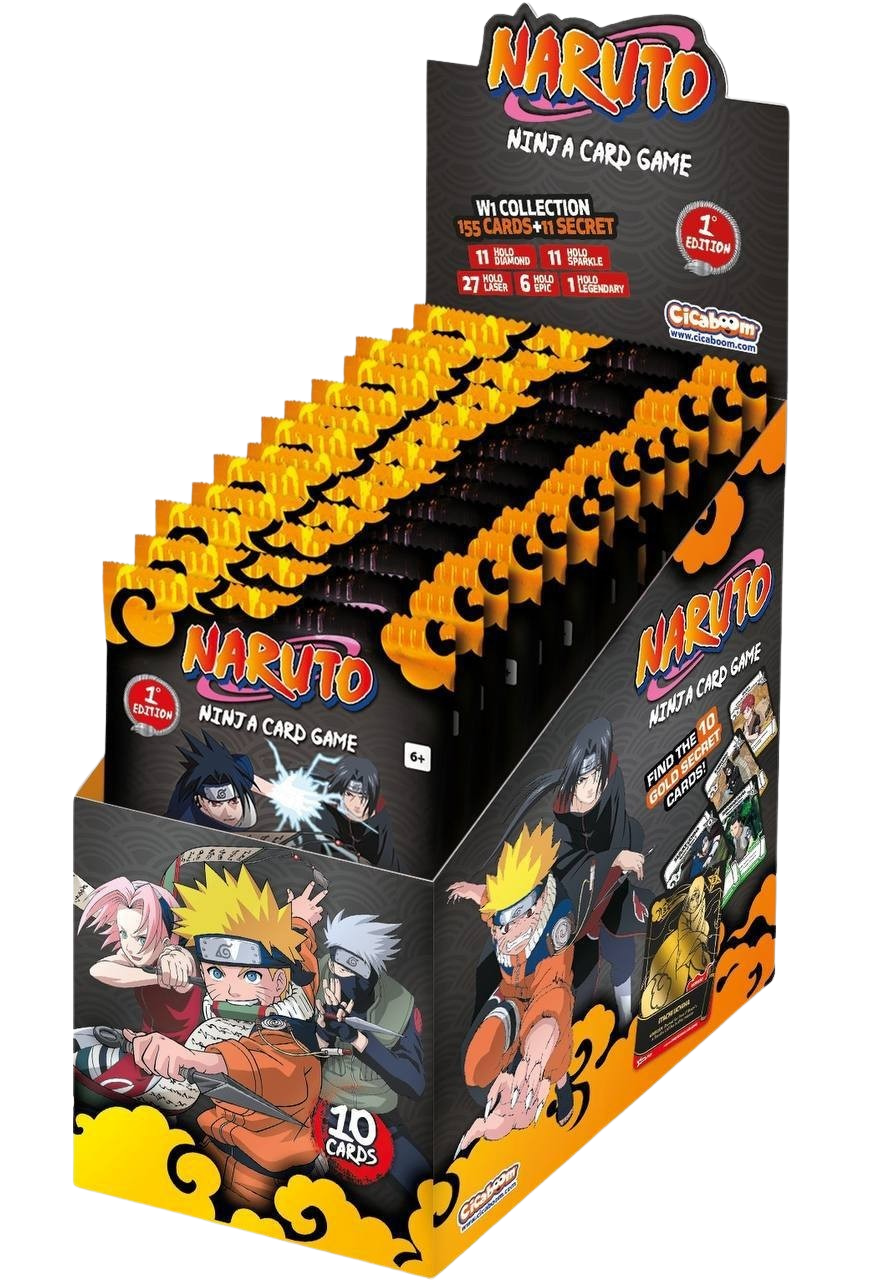 Cicaboom - Naruto Mythos - Set 1 Konoha Shido 2nd Edition Booster Box