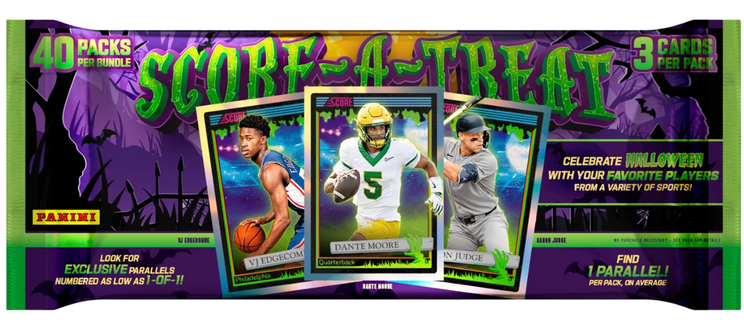 2026 Panini Score-a-Treat Halloween 40-Pack Multi-Sport Bundle