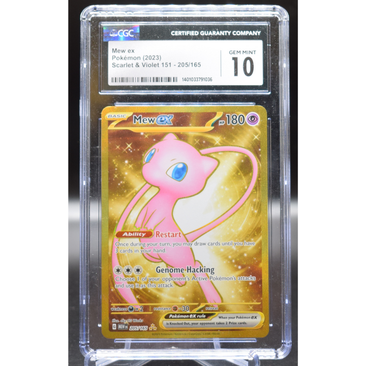 Mew EX 205/165 SV: Scarlet & Violet 151 - 2023 Pokemon - CGC 10