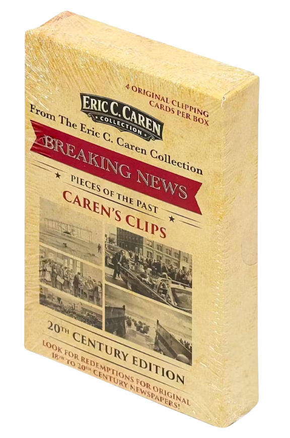 2026 Pieces of the Past Caren's Clips 20th Century Edition Hobby Box