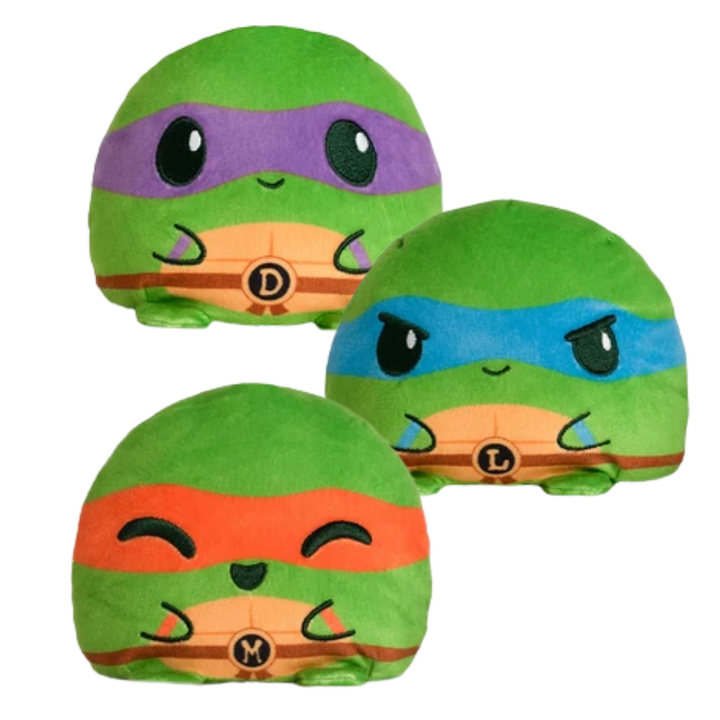 TeeTurtle x Teenage MutantNinja Turtles 4" Reversible Plushies