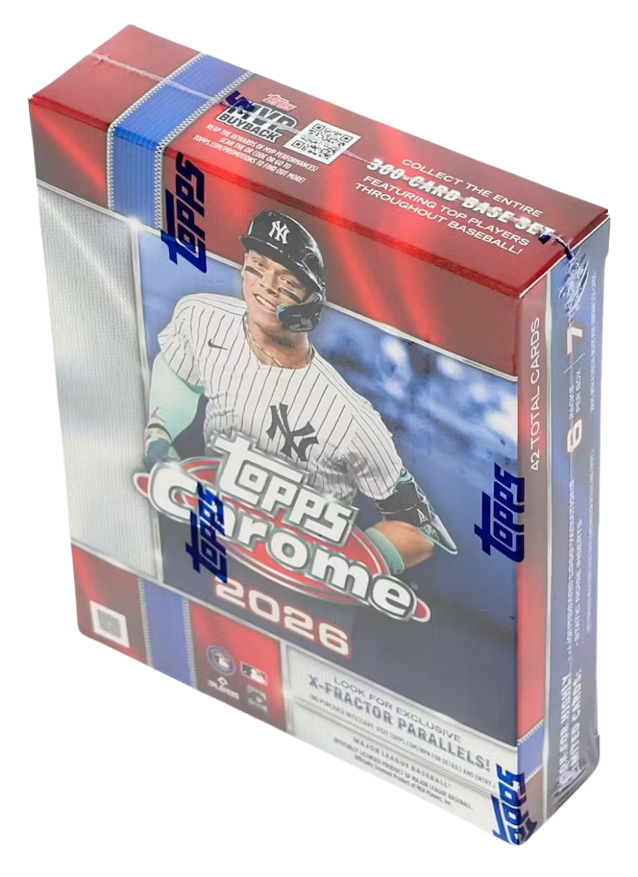 2026 Topps Chrome Baseball Mega Box
