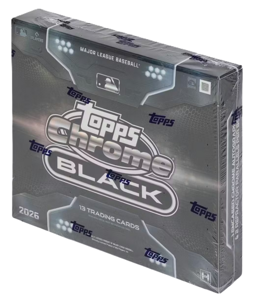 2026 Topps Chrome Black Baseball Hobby Box – Cash Cards Unlimited