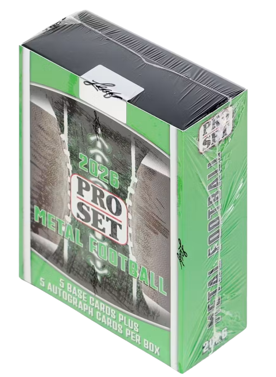 2026 Leaf Pro Set Metal Football Hobby Box