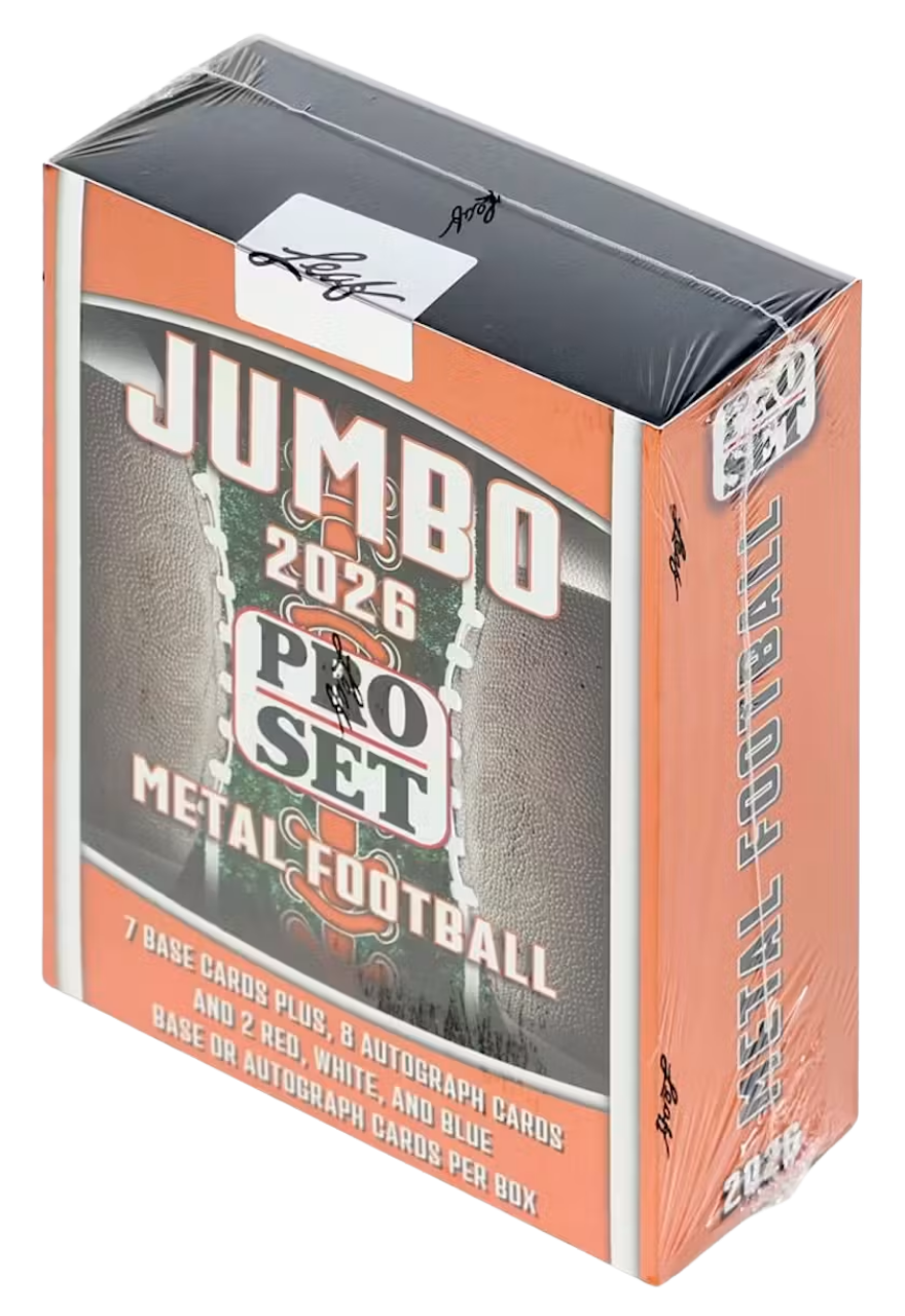 2026 Leaf Pro Set Metal Football Hobby Jumbo Box
