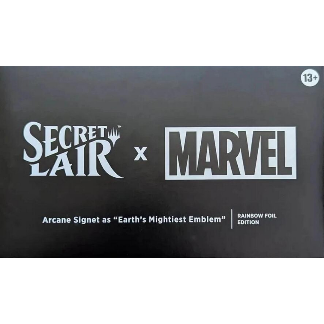 Secret Lair x Marvel: Arcane Signet as "Earth's Mightiest Emblem" - Rainbow Foil Edition