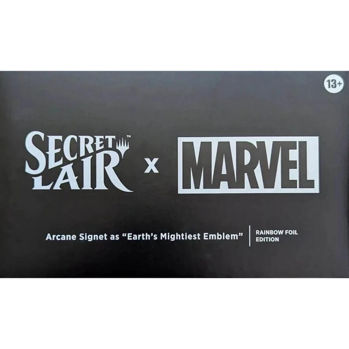 Secret Lair x Marvel: Arcane Signet as "Earth's Mightiest Emblem" - Rainbow Foil Edition