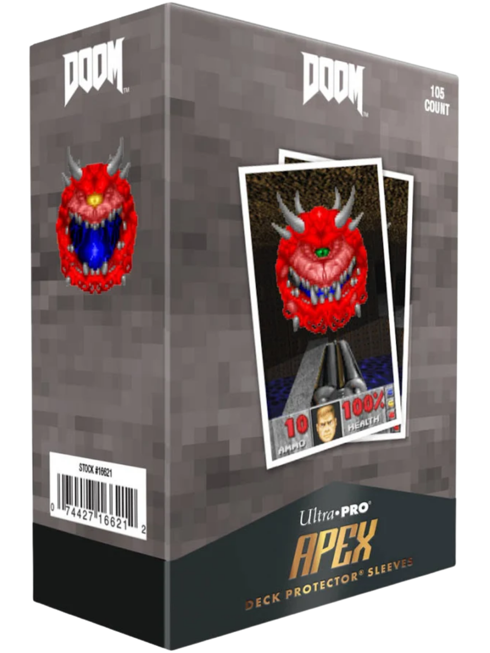 Ultra Pro APEX Deck Protectors - Doom- Cacodemon