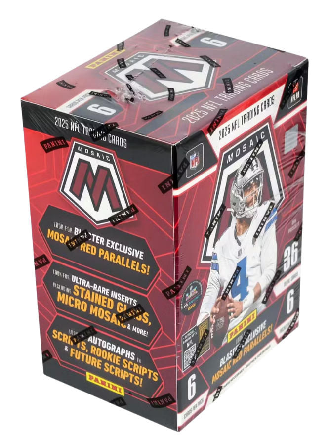 2025 Panini Mosaic Football 6-Pack Hobby Blaster Box