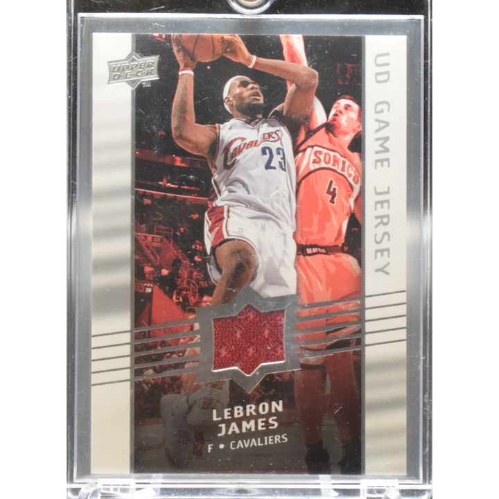2008-09 Upper Deck Basketball - Lebron James GA-LJ - UD Game Jersey