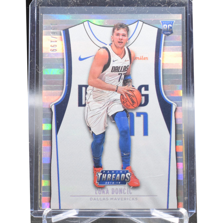 2018 Panini Threads Basketball - Luka Doncic 101 - Holo /199