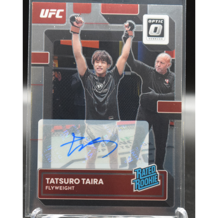 2023 Donruss Optic UFC - Tatsuro Taira 135 - Rated Rookie Auto - Show Card
