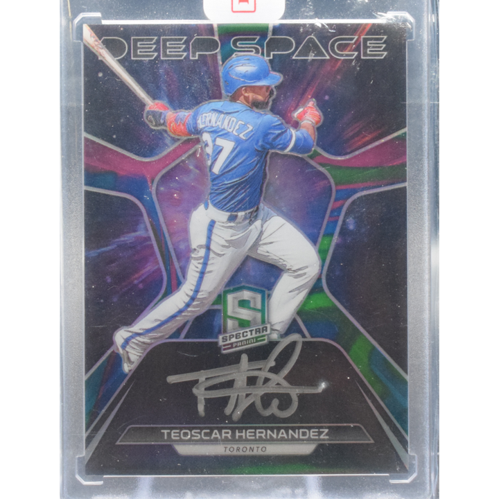2020 Panini Spectra Baseball - Teoscar Hernandez DSS-TH - Deep Space Auto /5