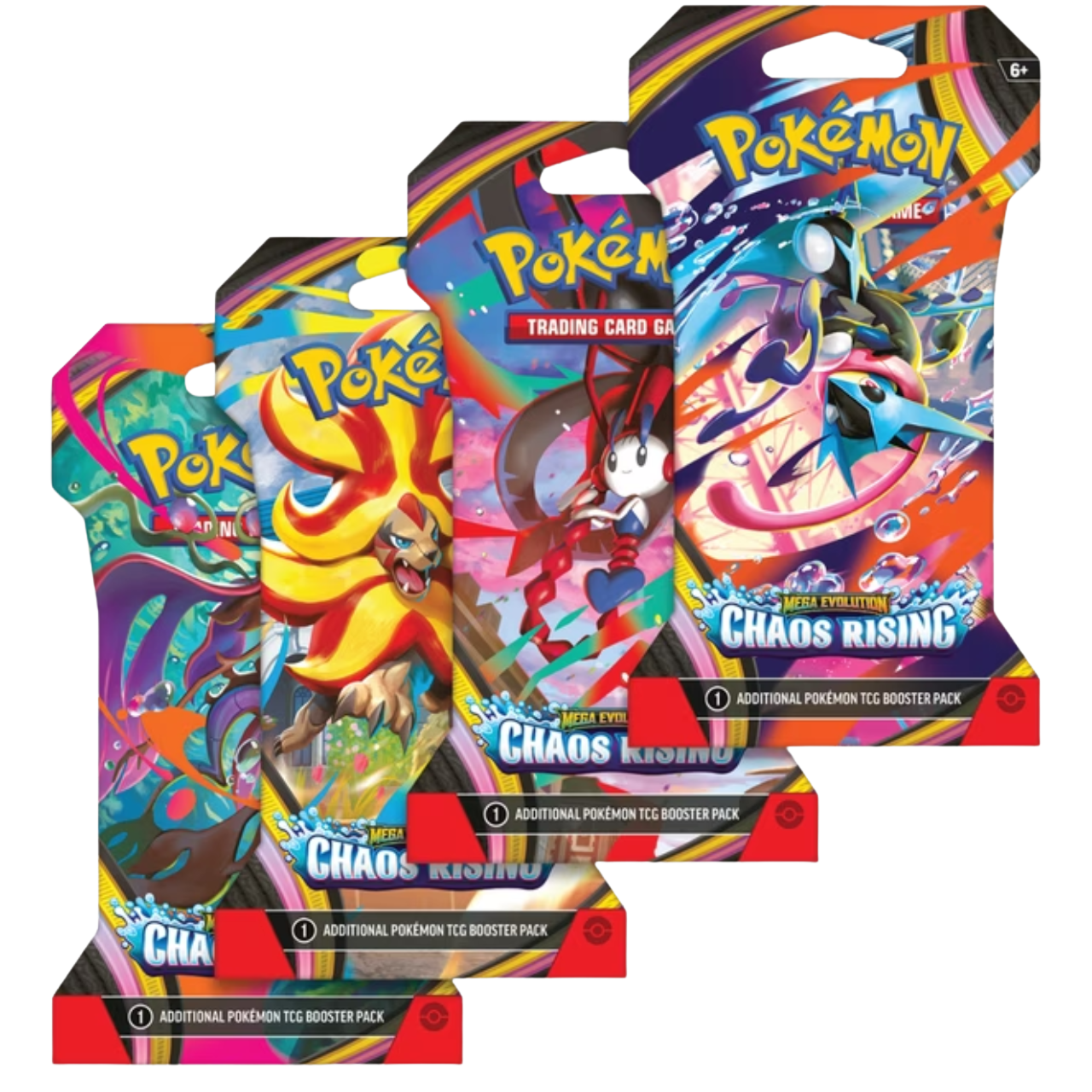 Pokemon Chaos Rising Sleeved Booster Pack