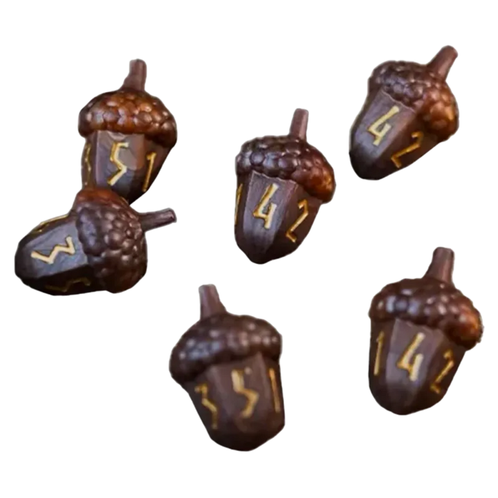 Legend in the Mist Dice Set: D6 Acorn