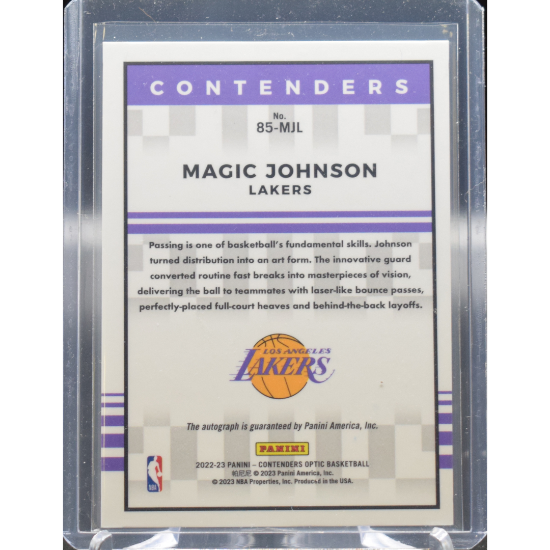 2022-23 Panini Contenders Optic Basketball - Magic Johnson 85-MJL - Silver Auto