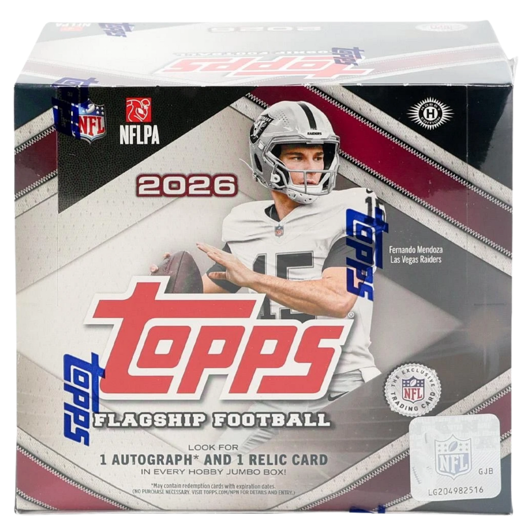 2026 Topps Flagship Football Hobby Jumbo Box
