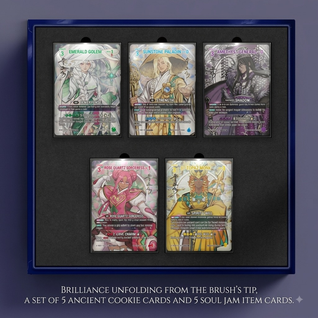 CookieRun Braverse TCG: Heuk Yo Seok Collectible Card Set - Radiant Light