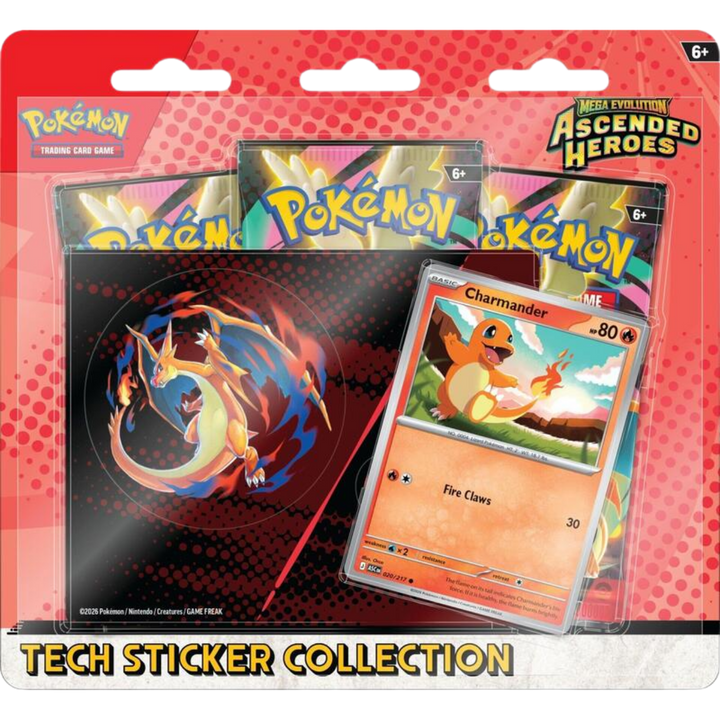 Pokemon Mega Evolution - Ascended Heroes Tech Sticker Collection