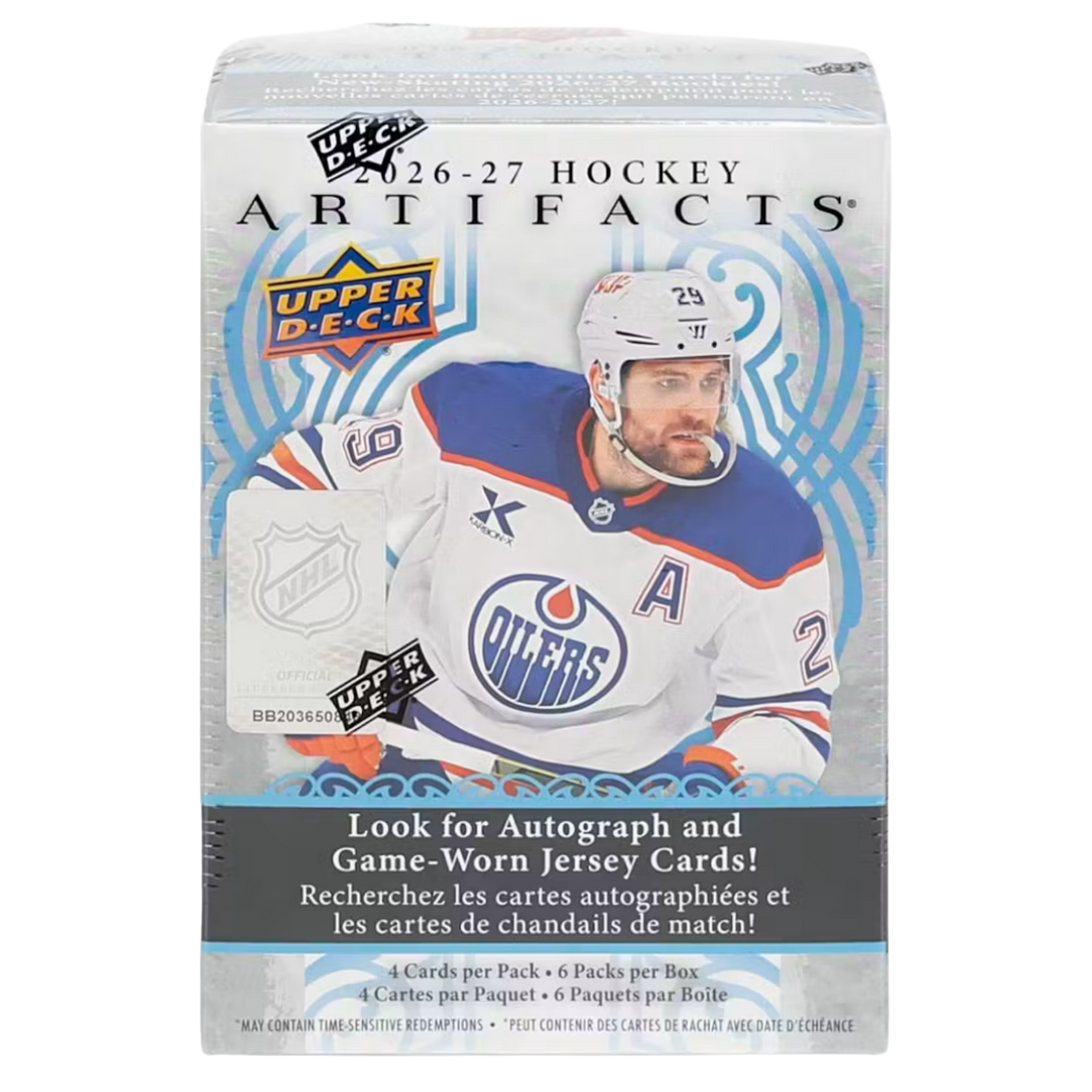2026-27 Upper Deck Artifacts Hockey 6-Pack Blaster Box