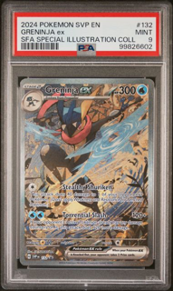 Greninja ex 132 Promo - 2024 Pokemon - PSA 9