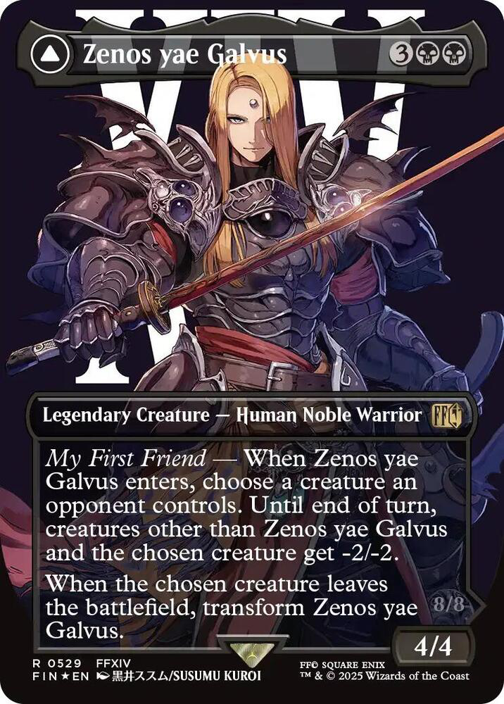 Zenos yae Galvus (Borderless) (Surge Foil) - Final Fantasy (FIN)